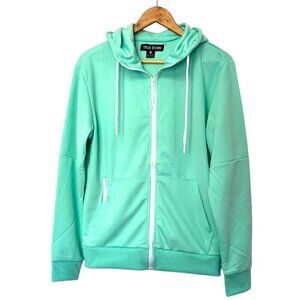 NWT Unisex True Born Full Zip Track Jacket Hoodie Men's S Women's M Great Mint